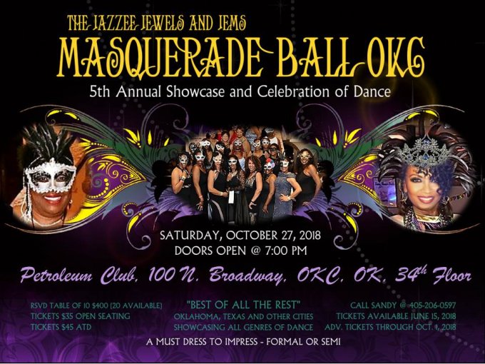 Jazzee Jewels and Jems 5th Annual Masquerade Ball – Oklahoma City, OK ...